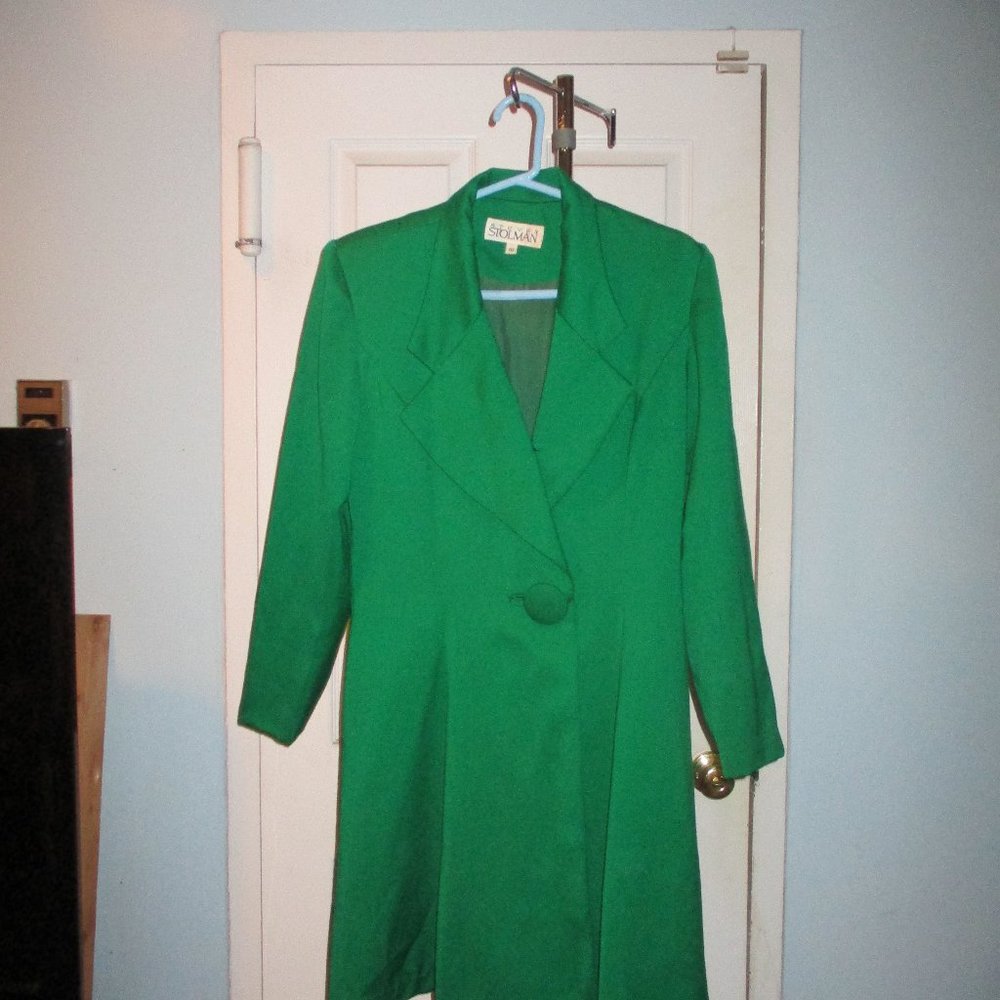 Pretty Green Collar Lined Coat Dress
